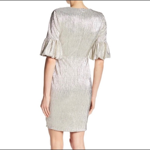 Donna Morgan bell sleeve pencil dress - Picture 2 of 3